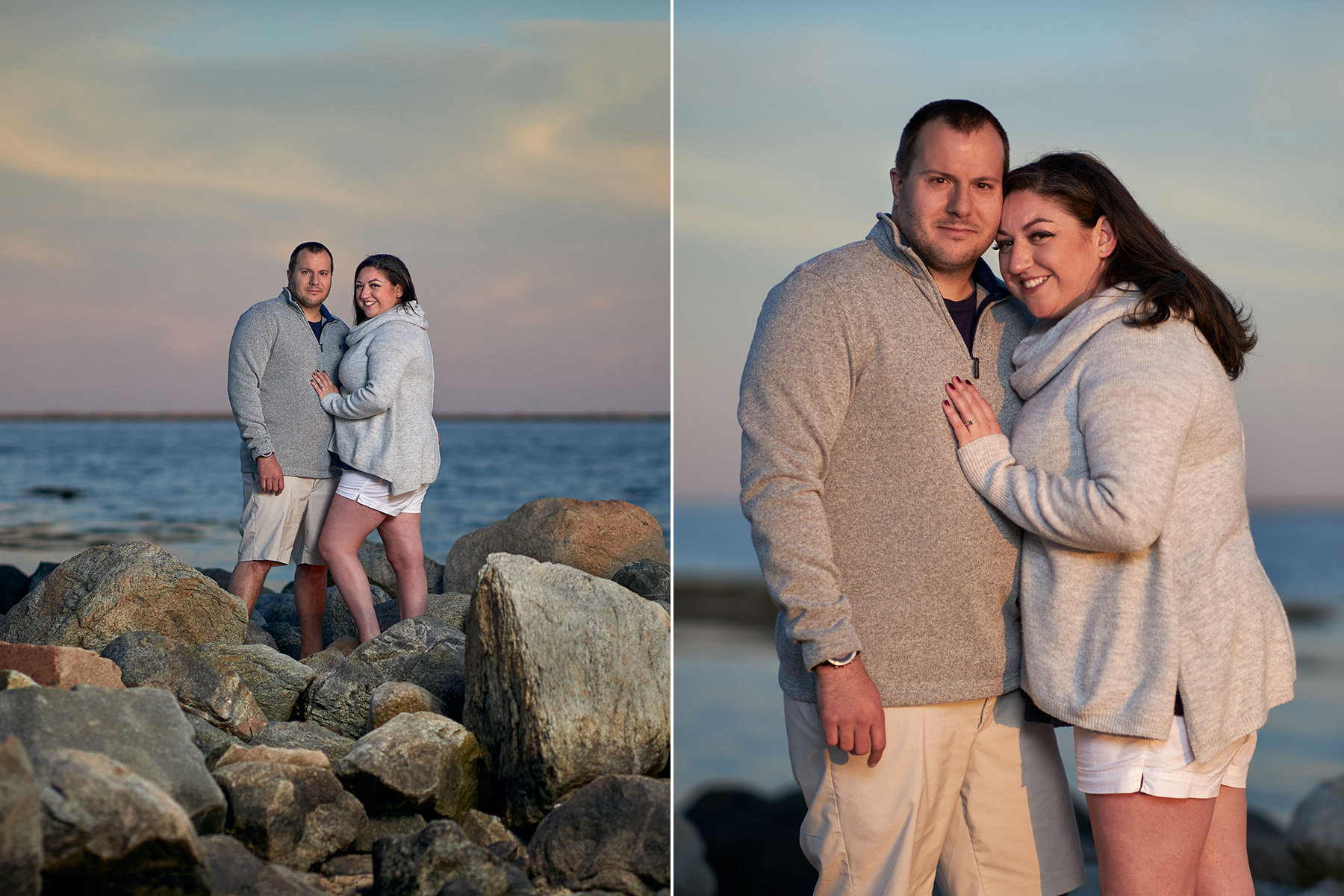 Kevin and Leslie Engagment in Stonington CT